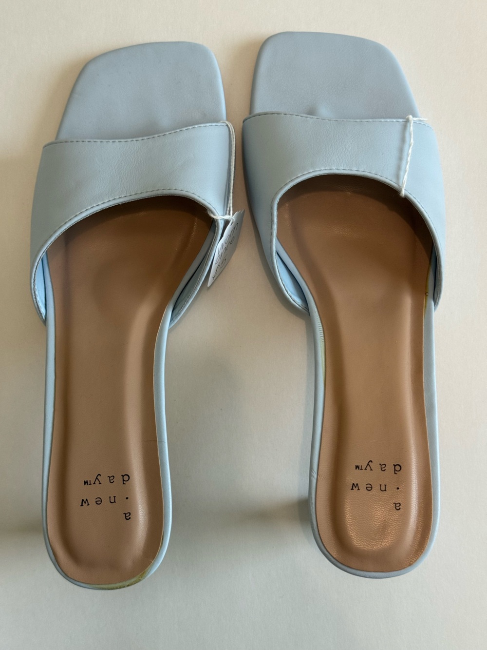 a new day Light Blue Square-Toe heels